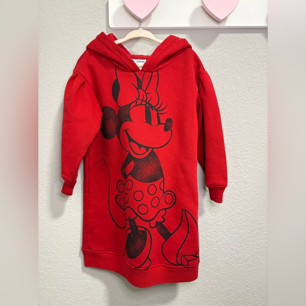 Gap Toddler Girls' Disney Minnie Mouse Graphic Hoodie Dress - Picture 2 of 3